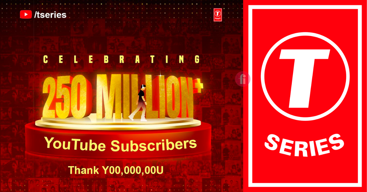 T-Series sets a new Global record: 250 Million YouTube Subscribers!